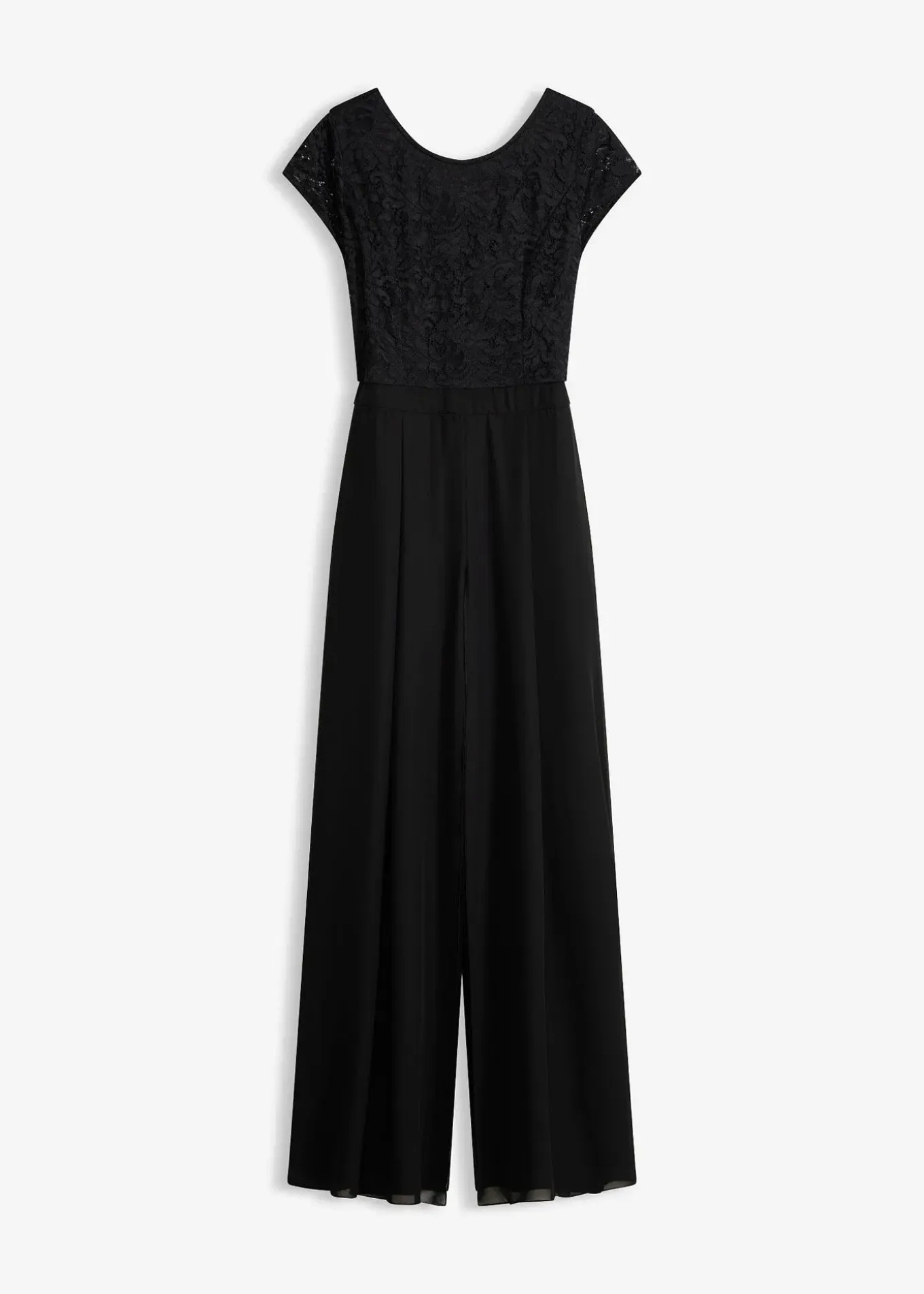 Combinaison avec dentelle et empiècement de mousseline