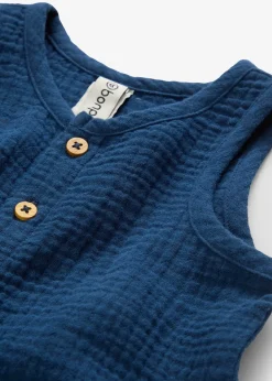 Combinaison bébé en gaze 100% coton