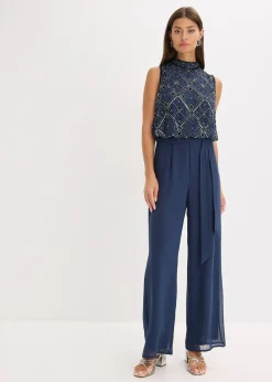 Combinaison brodée de perles