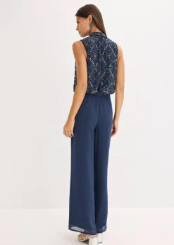 Combinaison brodée de perles