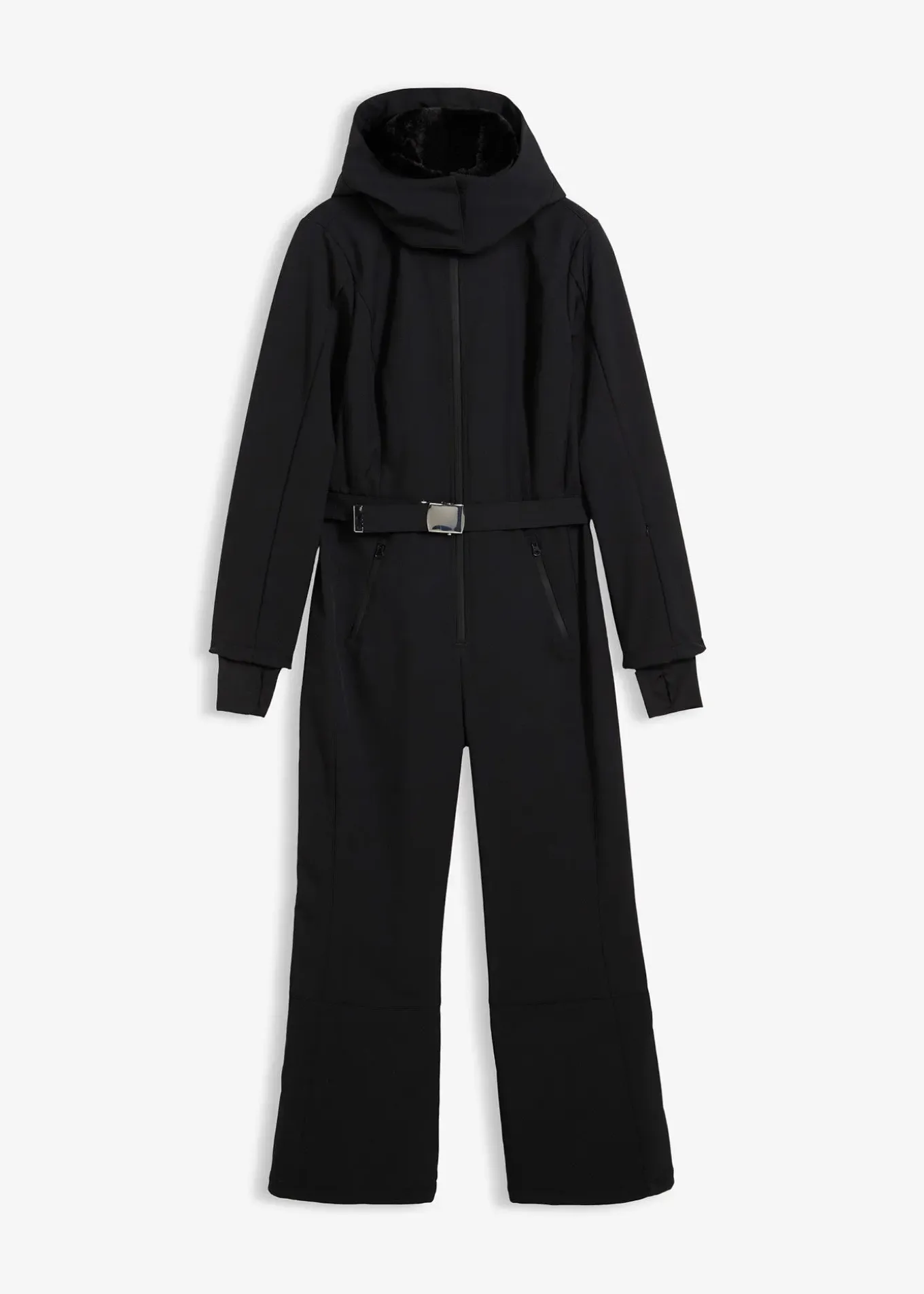 Combinaison de ski rembourrée en softshell déperlant