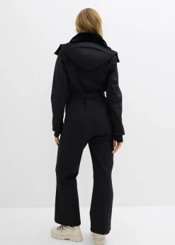 Combinaison de ski rembourrée en softshell déperlant