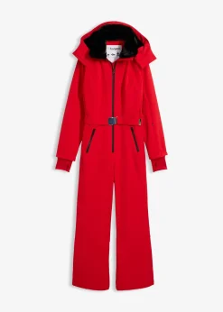 Combinaison de ski rembourrée en softshell déperlant