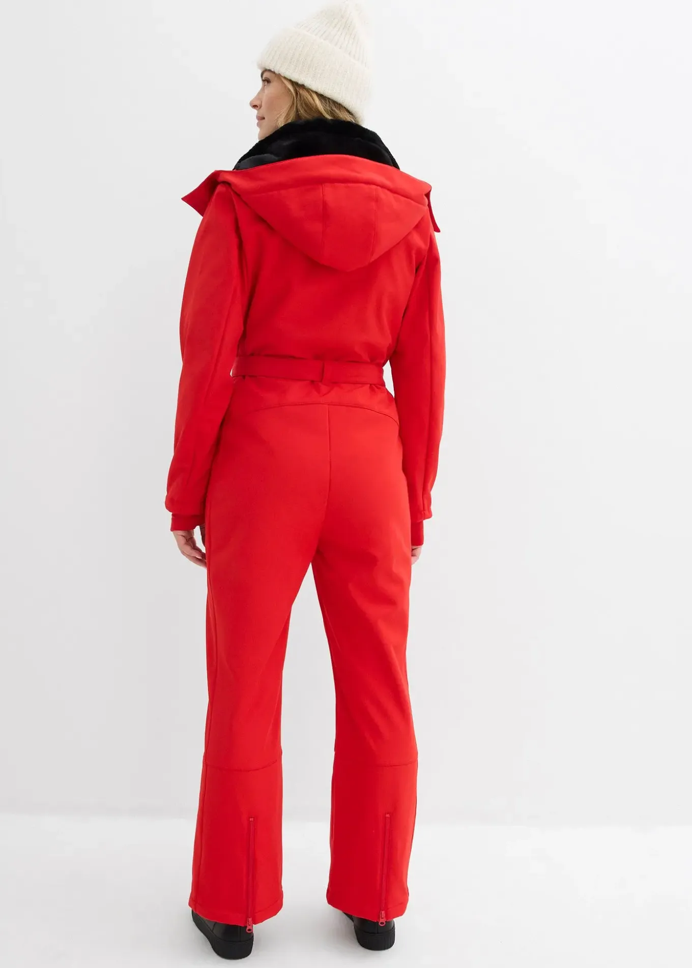 Combinaison de ski rembourrée en softshell déperlant