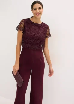 Combinaison douce en matière néoprène avec dentelle