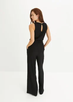 Combinaison en crêpe jersey texturé