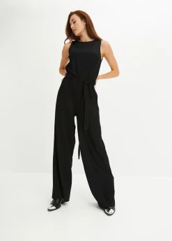 Combinaison en crêpe jersey texturé