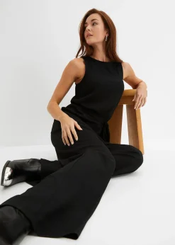 Combinaison en crêpe jersey texturé