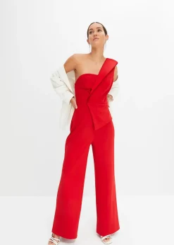 Combinaison en crêpe texturé