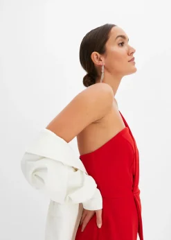 Combinaison en crêpe texturé