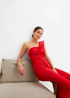 Combinaison en crêpe texturé