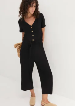 Combinaison en jersey de viscose mélangée