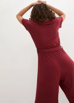 Combinaison en jersey de viscose mélangée