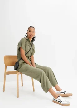 Combinaison en lyocell fluide