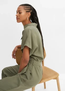 Combinaison en lyocell fluide