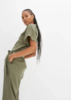 Combinaison en lyocell fluide