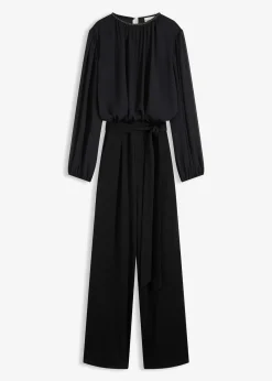 Combinaison en mousseline avec strass