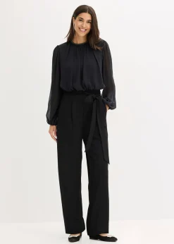 Combinaison en mousseline avec strass