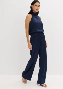 Combinaison en satin texturé