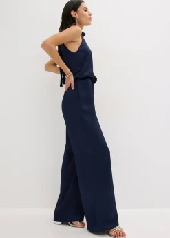 Combinaison en satin texturé