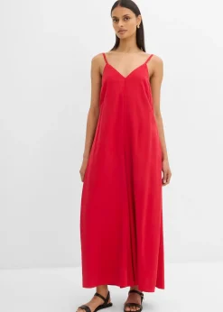 Combinaison en viscose mélangée à bretelles réglables