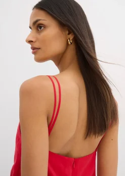 Combinaison en viscose mélangée à bretelles réglables