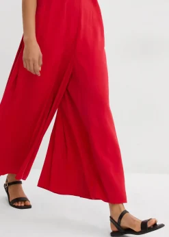 Combinaison en viscose mélangée à bretelles réglables