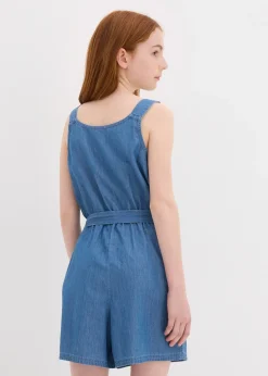 Combinaison fluide en jean 100% coton