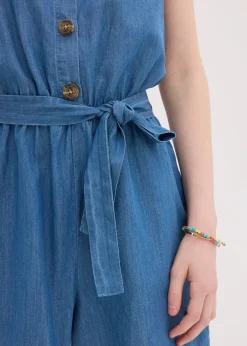 Combinaison fluide en jean 100% coton