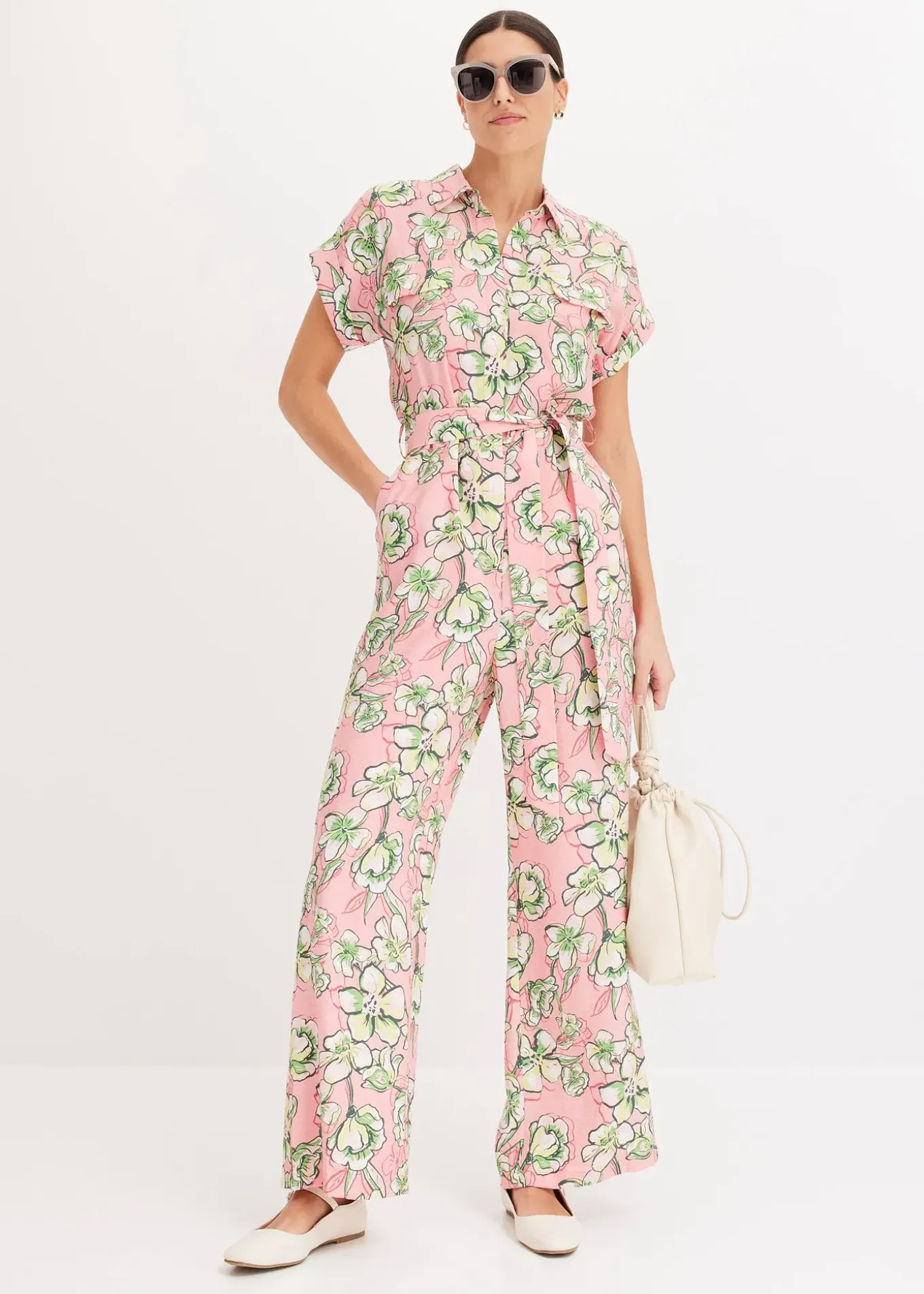 Combinaison fluide en viscose mélangée