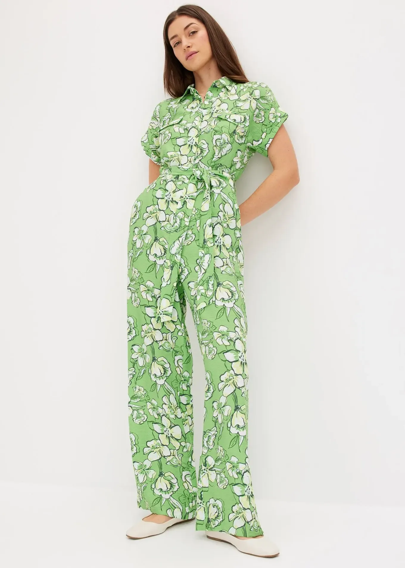 Combinaison fluide en viscose mélangée