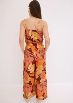 Combinaison imprimée en viscose fluide