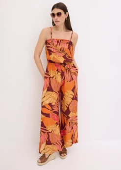 Combinaison imprimée en viscose fluide