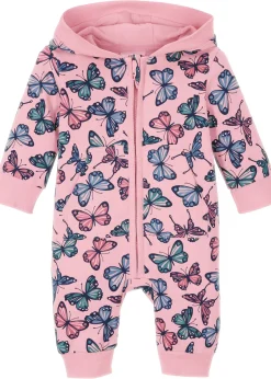 Combinaison sweat bébé à capuche coton