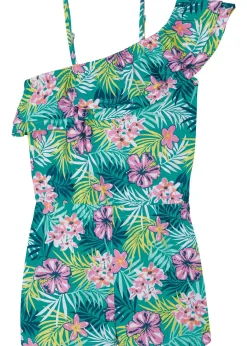 Combishort asymétrique 100% coton