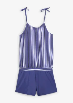 Combishort de bain avec bretelles à nouer