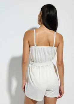 Combishort de plage en crochet