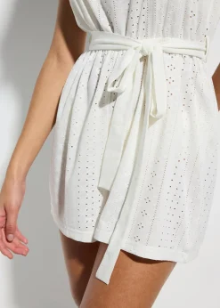 Combishort de plage en crochet