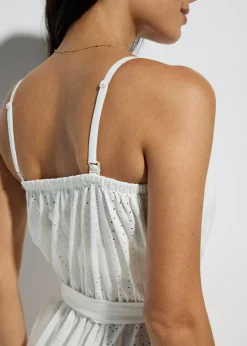 Combishort de plage en crochet