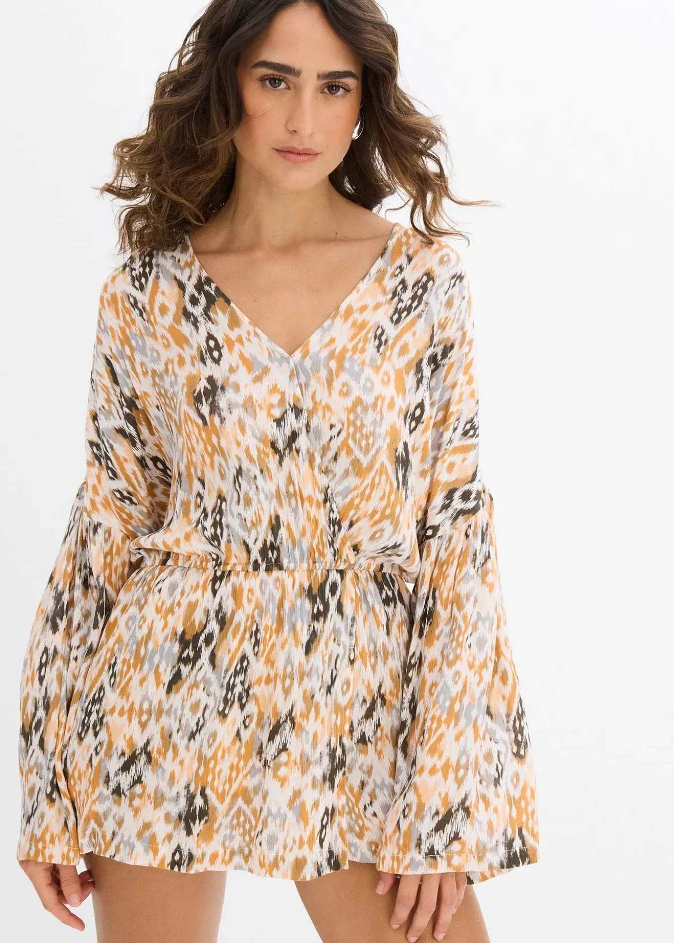 Combishort en viscose fluide