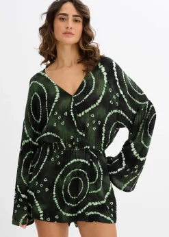 Combishort en viscose fluide