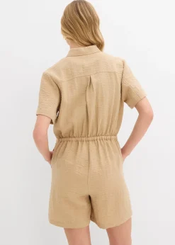 Combishort en viscose mélangée