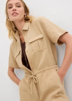 Combishort en viscose mélangée