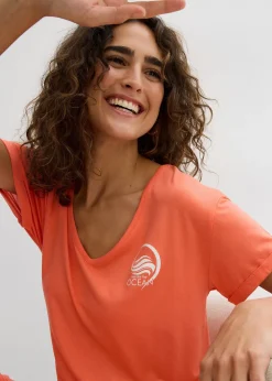 Combishort fluide en jersey de viscose mélangée