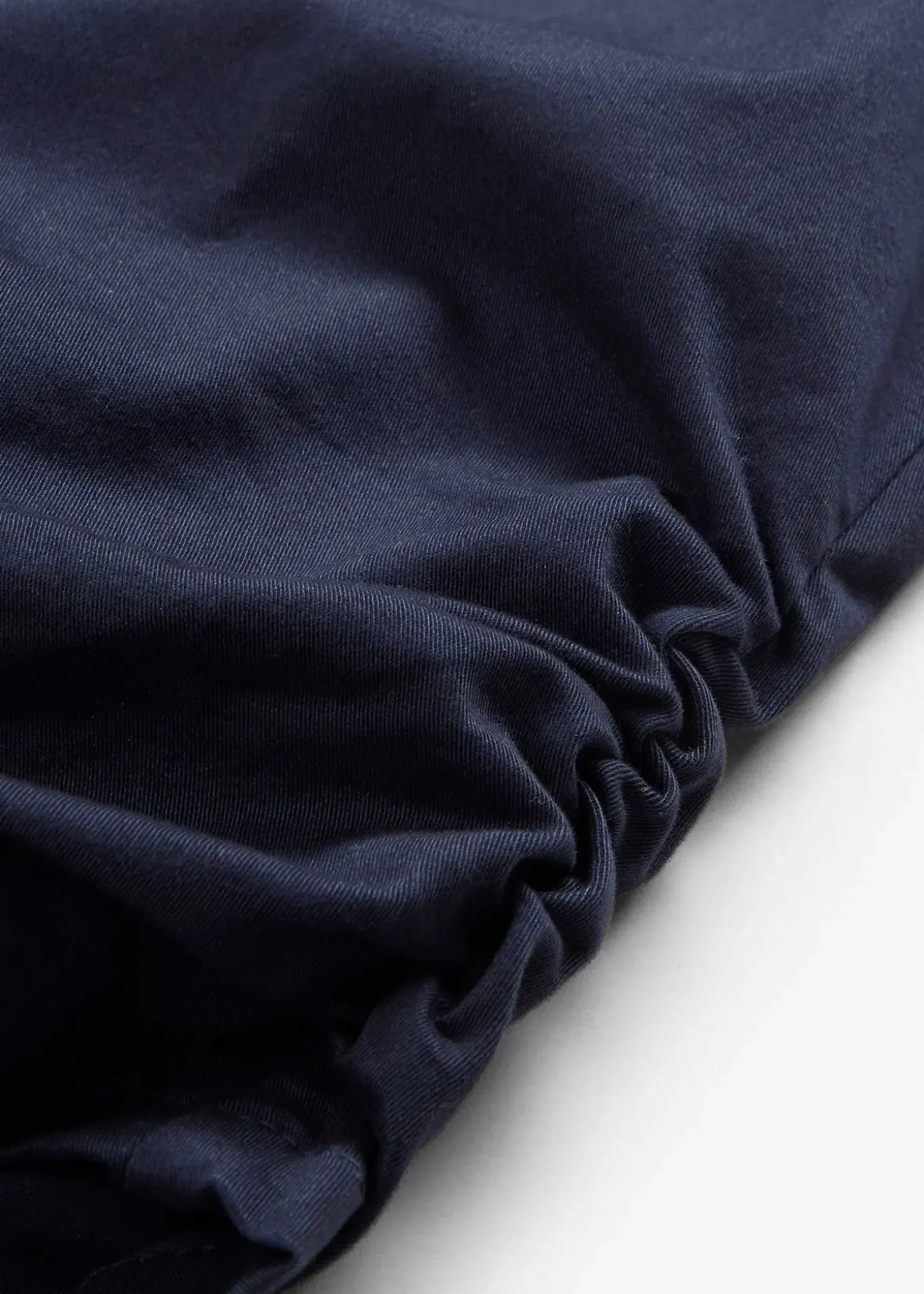 Corsaire à empiècement taille confortable et fronces