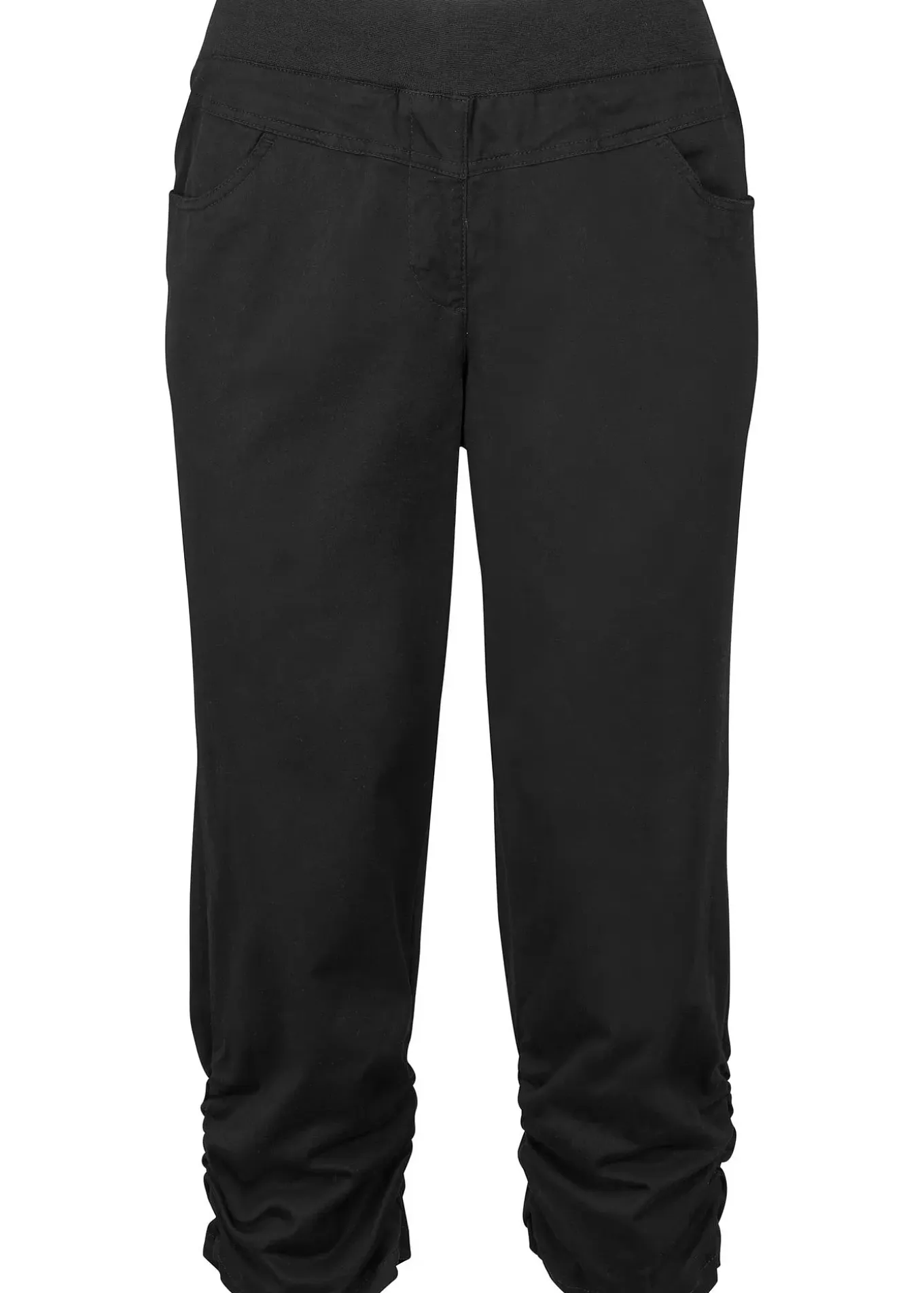 Corsaire à empiècement taille confortable et fronces