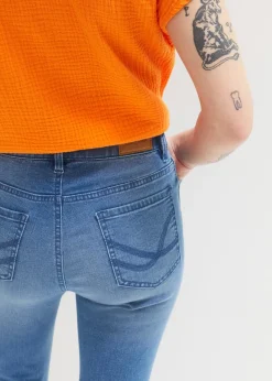 Corsaire en jean extensible