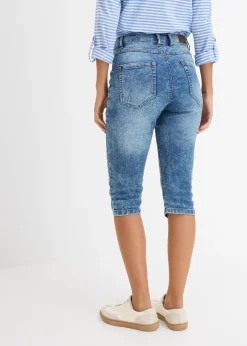 Corsaire en jean extensible