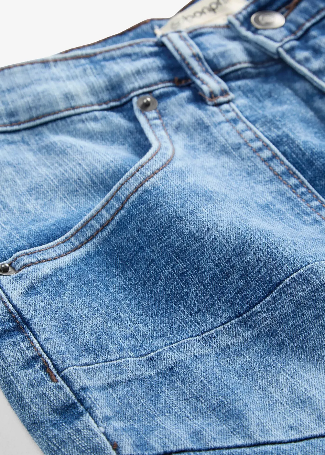 Corsaire en jean extensible