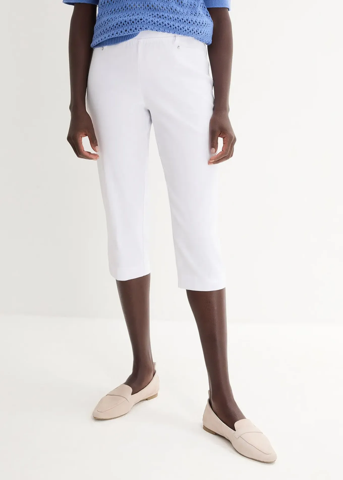 Corsaire extensible à taille élastiquée